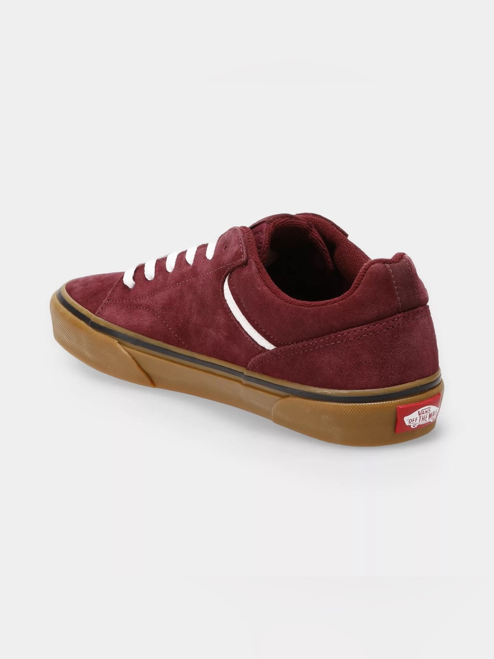 Vans Men's Low-Top Suede Sneaker in Burgundy size 10 - Picture 5 of 6